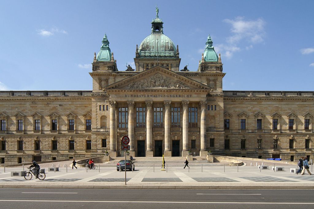 Außenansicht des Bundesverwaltungsgerichts in Leipzig