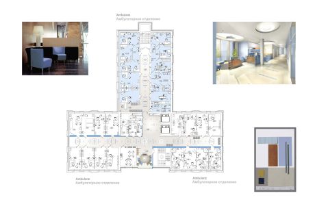 Innenraumplanung Klinik und Innendesign Klinik