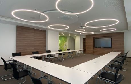 Innenarchitektur Konferenzraum und Büroraumplanung