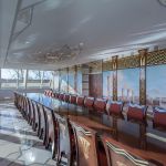 Büroeinrichtung des Konferenzraums im orientalischen Design