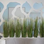 Dekorative Pflanzenwand in der Radiologischen Praxis Markkleeberg