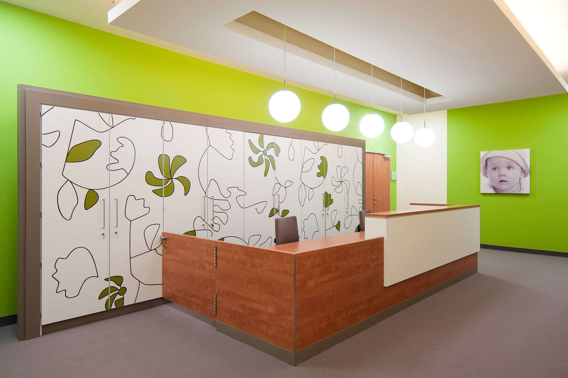 Interior Design Krankenhaus – SRH Klinikum Burgenlandkreis GmbH Naumburg – Entbindungsstation-Kreißsaal