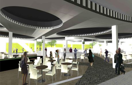 Planung und Gestaltung Food Hall im Shopping Center