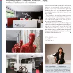 Innenarchitektur Shopgestaltung Pro Motion Leipzig, Sportorthopädie, Artikel DABregional