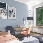 Wahlleistungszimmer im Uniklinikum Leipzig mit hochwertigem Interieur