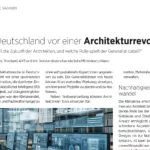 Beitrag in der DAB zur KI in der Architektur